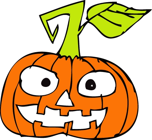 Halloween card pumpkin with ghost icon sign design