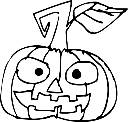 Halloween icon pumpkin sign design