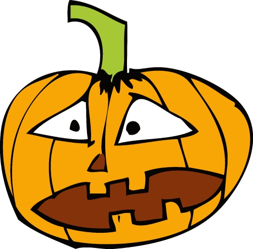 Halloween icon pumpkin sign design