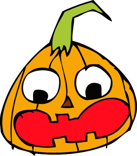 Halloween icon pumpkin sign design