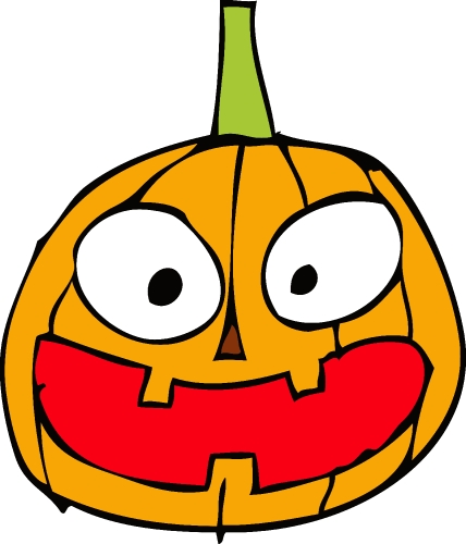 Halloween icon pumpkin sign design