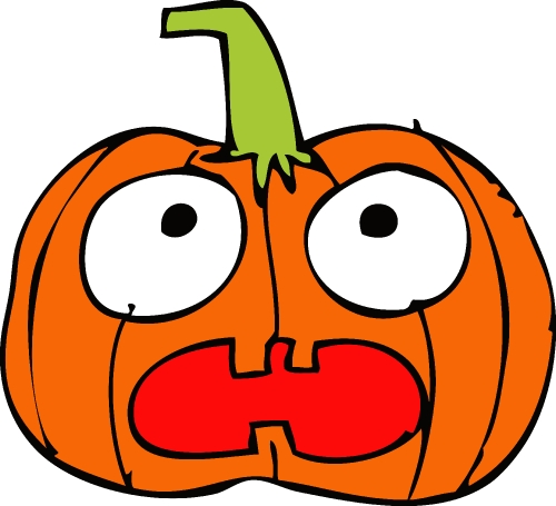 Halloween icon pumpkin sign design