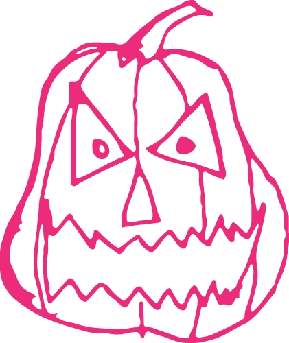 Halloween icon pumpkin sign design