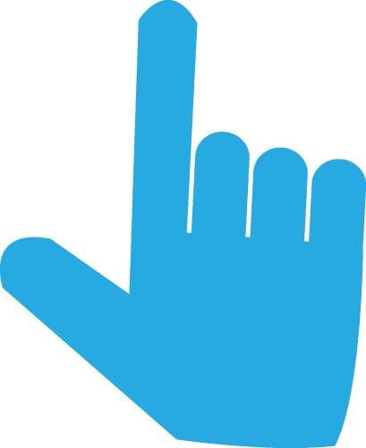 hand click icon sign design