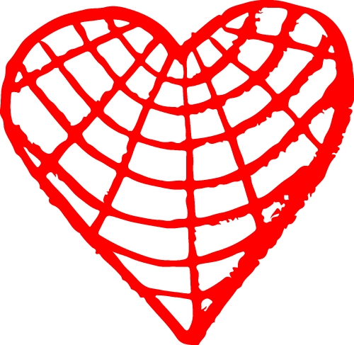 Hand draw Heart icon love sign design