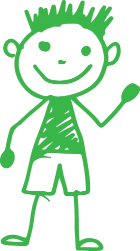 hand draw kid cartoon 