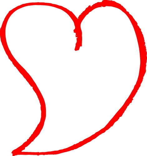 Hand Drawn Heart icon sign symbol design