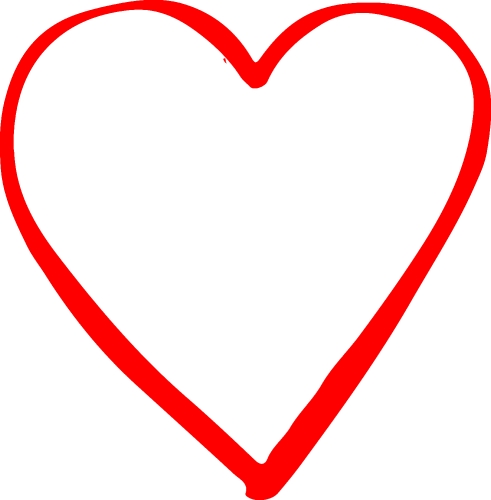 Hand Drawn Heart icon sign symbol design