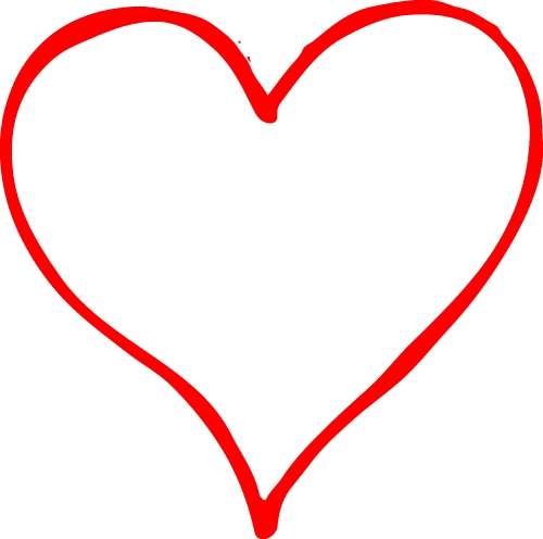Hand Drawn Heart icon sign symbol design