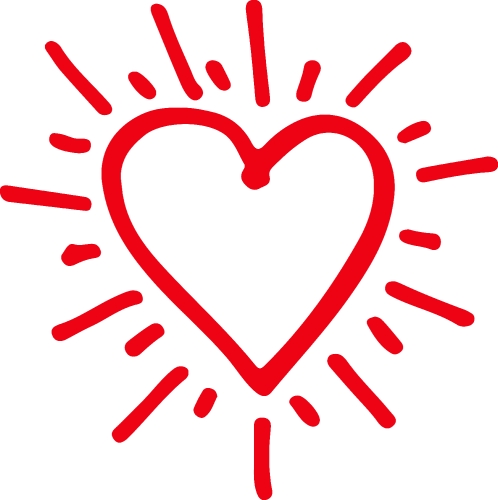 Hand Drawn Heart icon sign symbol design