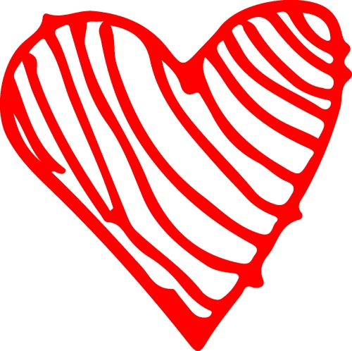 Hand Drawn Heart icon sign symbol design