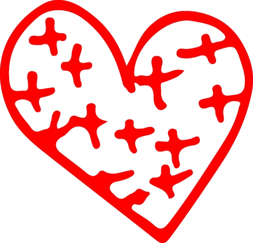 Hand Drawn Heart icon sign symbol design