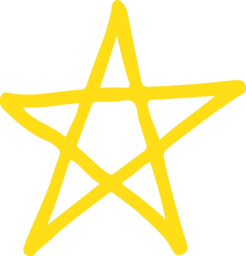 Hand Drawn Star icon sign symbol design