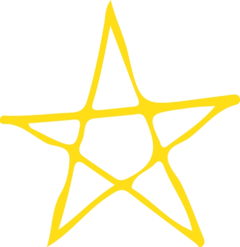 Hand Drawn Star icon sign symbol design