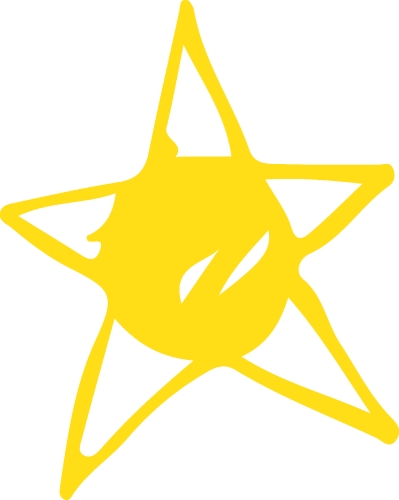 Hand Drawn Star icon sign symbol design