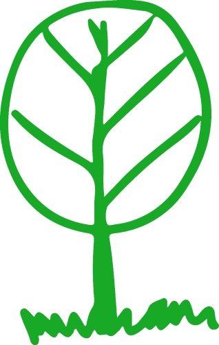 Hand drawn tree icon sign symbol design