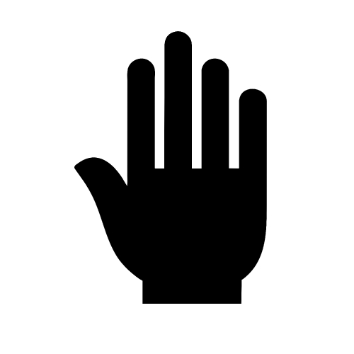 Hand icon