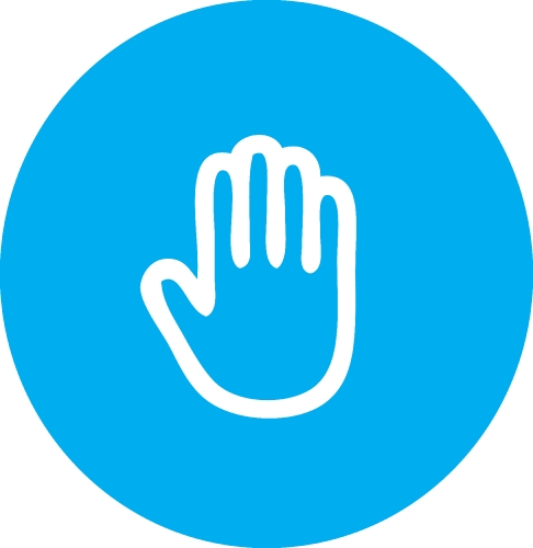 hand icon vector sign design