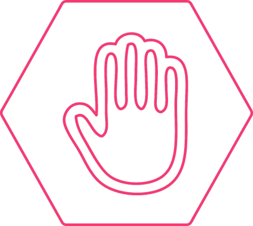 hand icon vector sign design