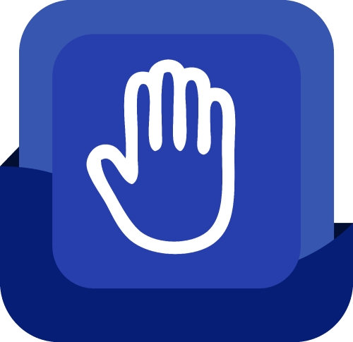 hand icon vector sign design