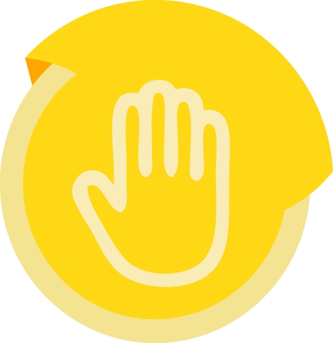 hand icon vector sign design