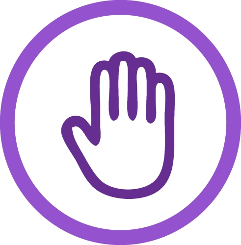 hand icon vector sign design