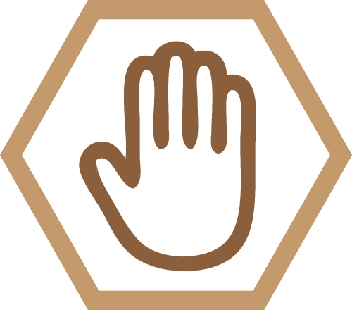 hand icon vector sign design