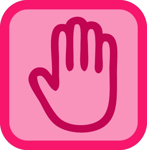 hand icon vector sign design