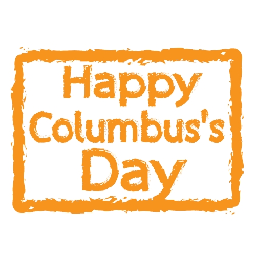 HAPPY Columbus Day