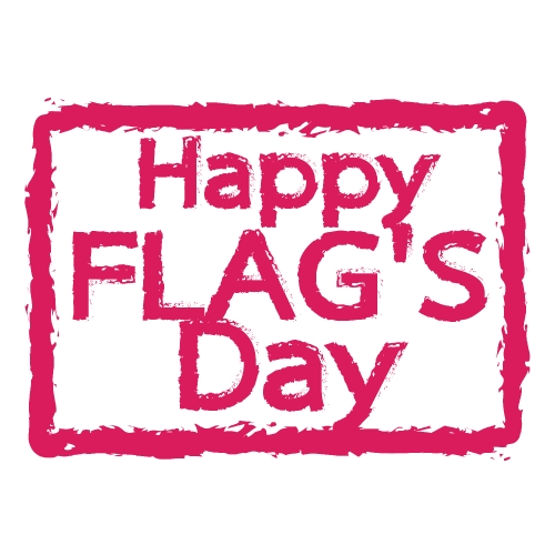 HAPPY flag day background, united states illustration