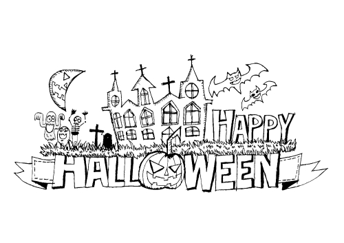 Happy Halloween theme and halloween background