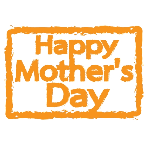 Happy Mothers's Day Typographical Background