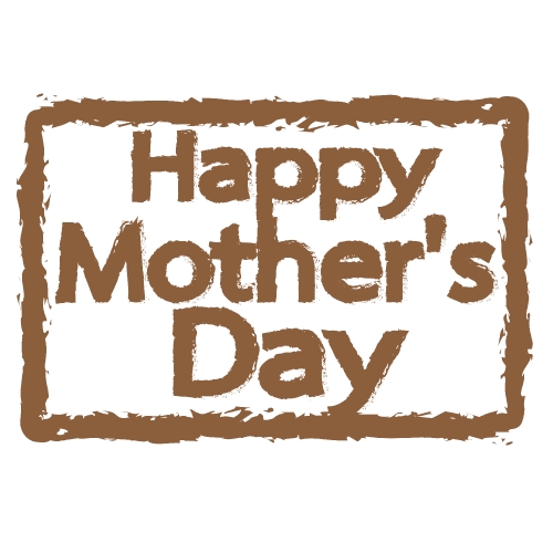 Happy Mothers's Day Typographical Background