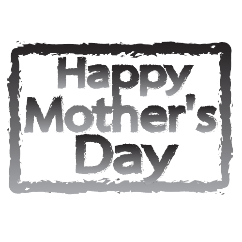 Happy Mothers's Day Typographical Background