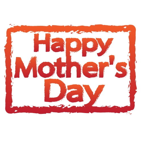 Happy Mothers's Day Typographical Background