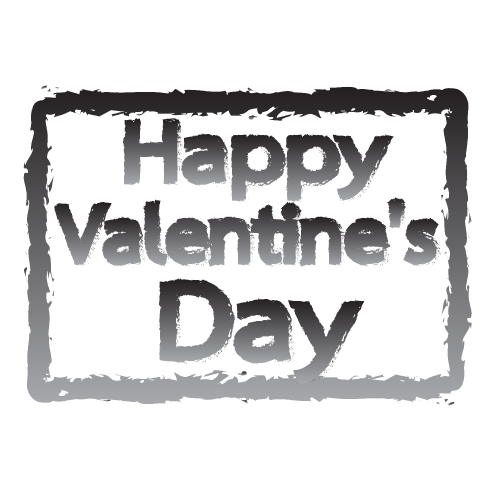 Happy Valentine's Day lettering background