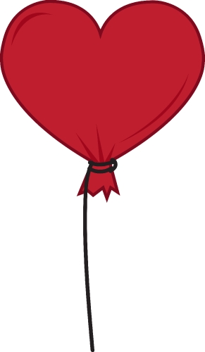 heart balloon icon