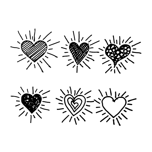 heart icon illustration design