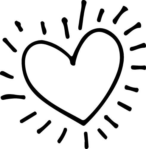 heart icon illustration design