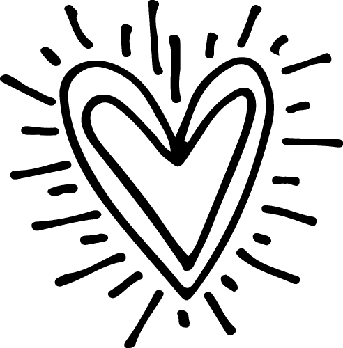 heart icon illustration design