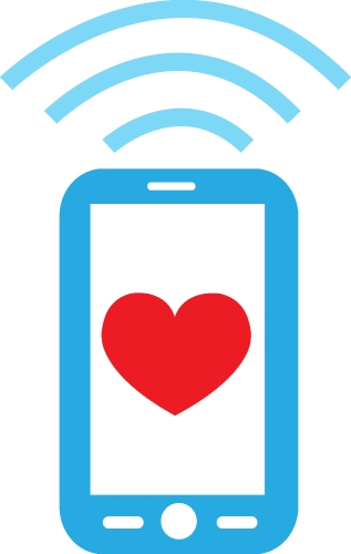 Heart icon sign symbol design 