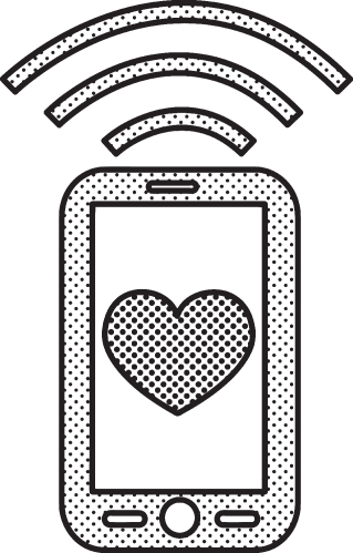 Heart icon sign symbol design 