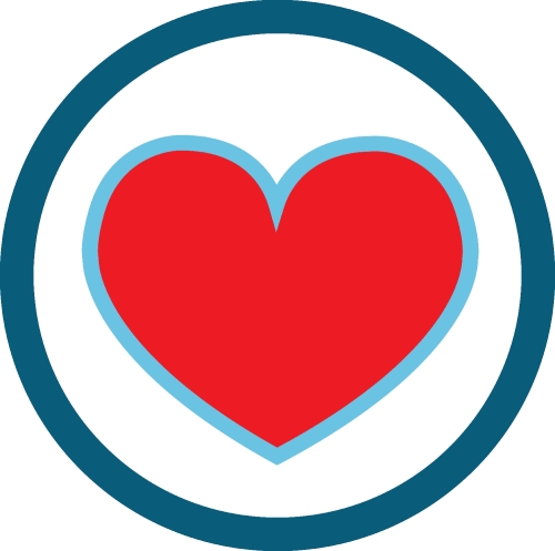 Heart icon sign symbol design 