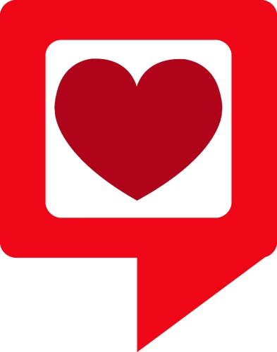 Heart icon sign symbol design