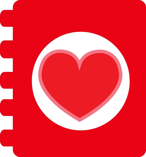 Heart icon sign symbol design