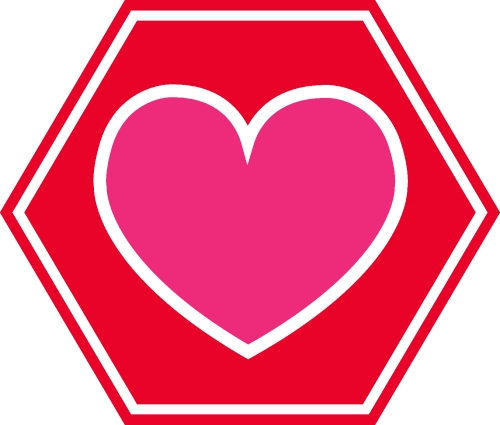 Heart icon sign symbol design