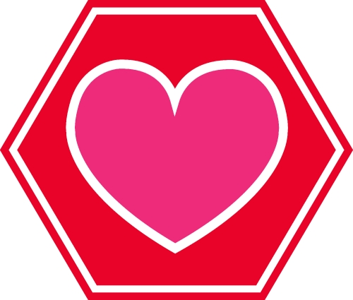 Heart icon sign symbol design