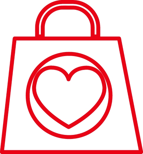 Heart icon sign symbol design