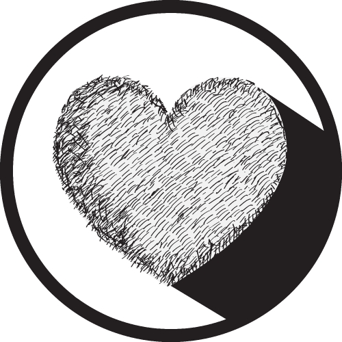 Heart icon sign symbol design