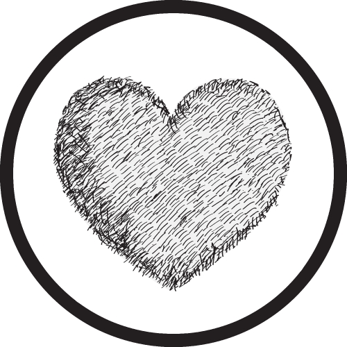 Heart icon sign symbol design